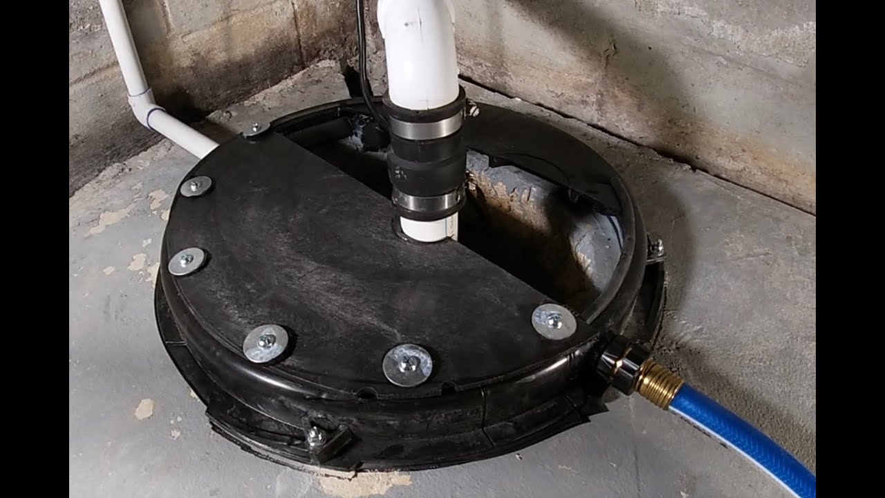 Make Sure That The Water Is Not Draining Into The Sump Pump