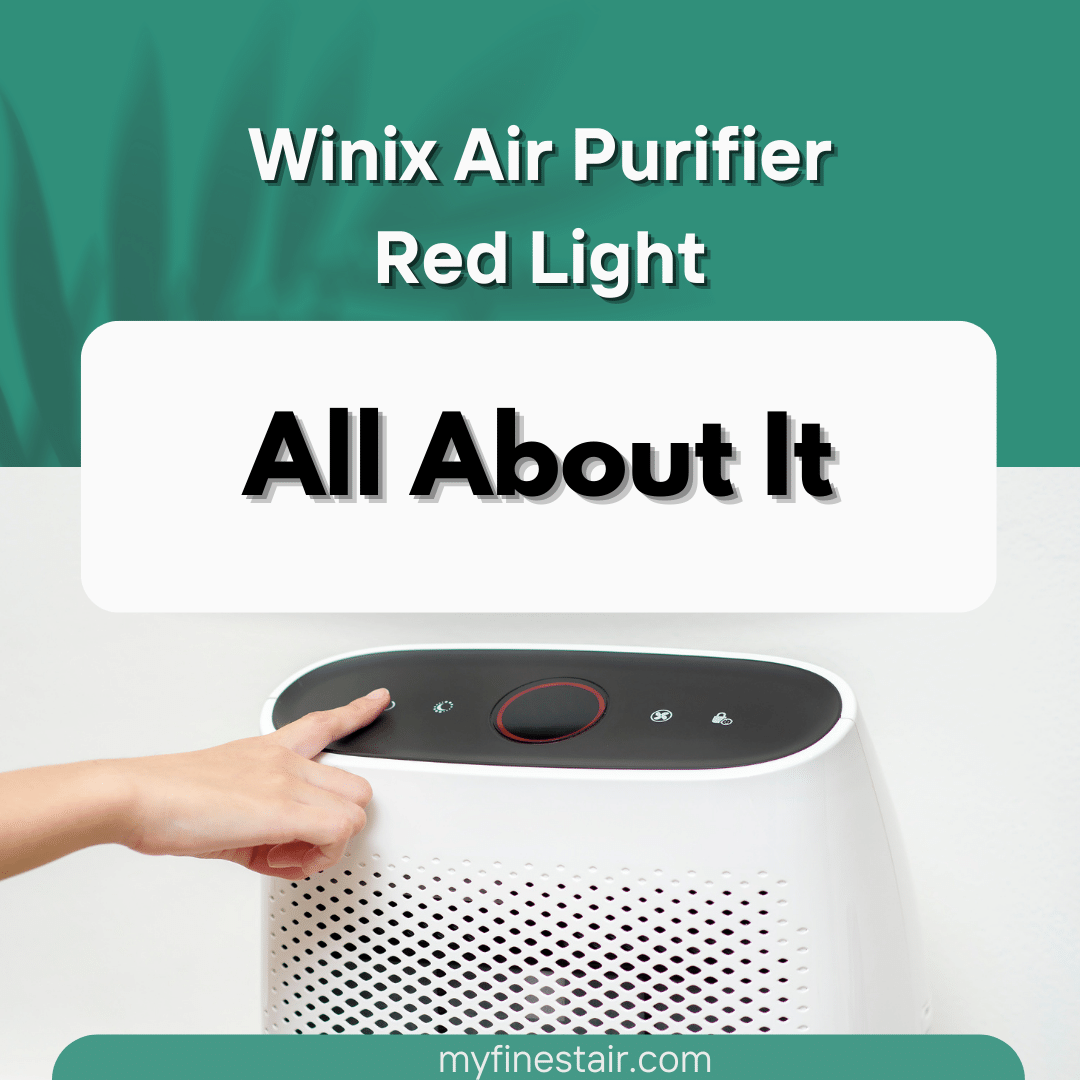Winix Air Purifier Red Light
